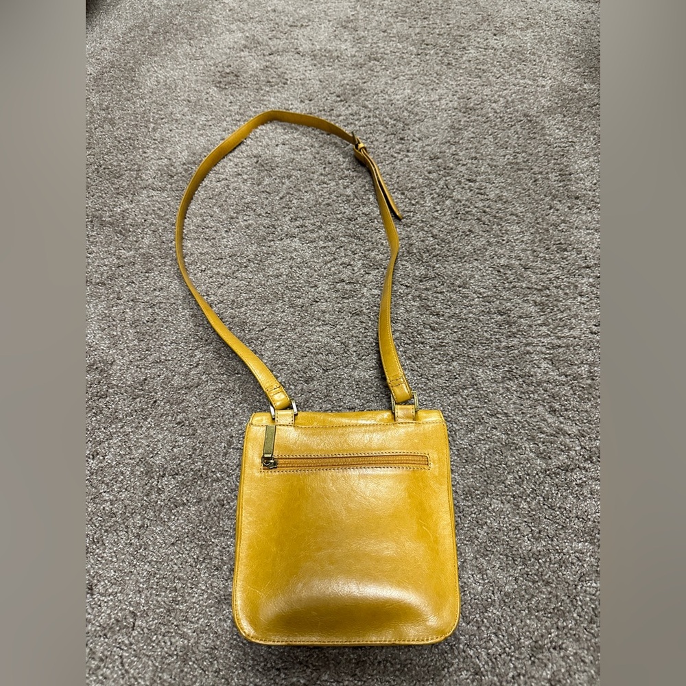 HOBO Vintage Leather Crossbody Bag, Mustard - Picture 2 of 4